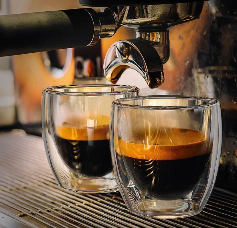 Double-Layered Glass Mug, Tea & Coffee Cup, 350ml