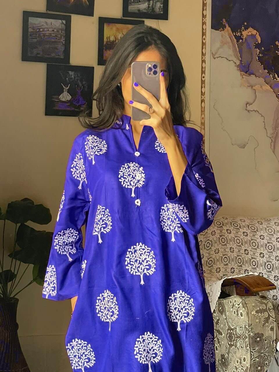 Printed Tree - 2 Piece Stitched