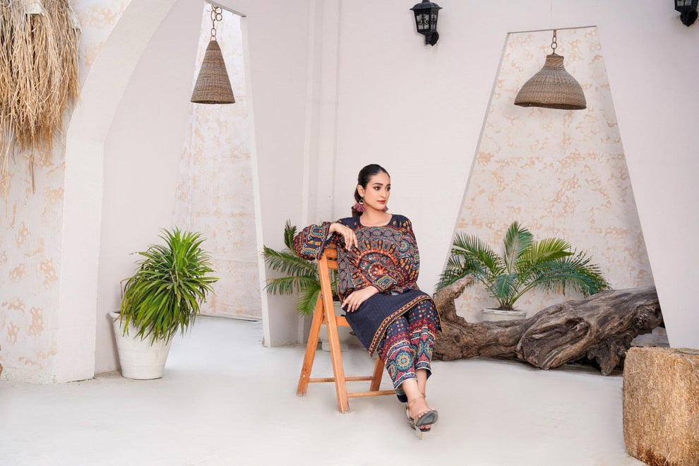 Matka Digital Print 2pc Dress