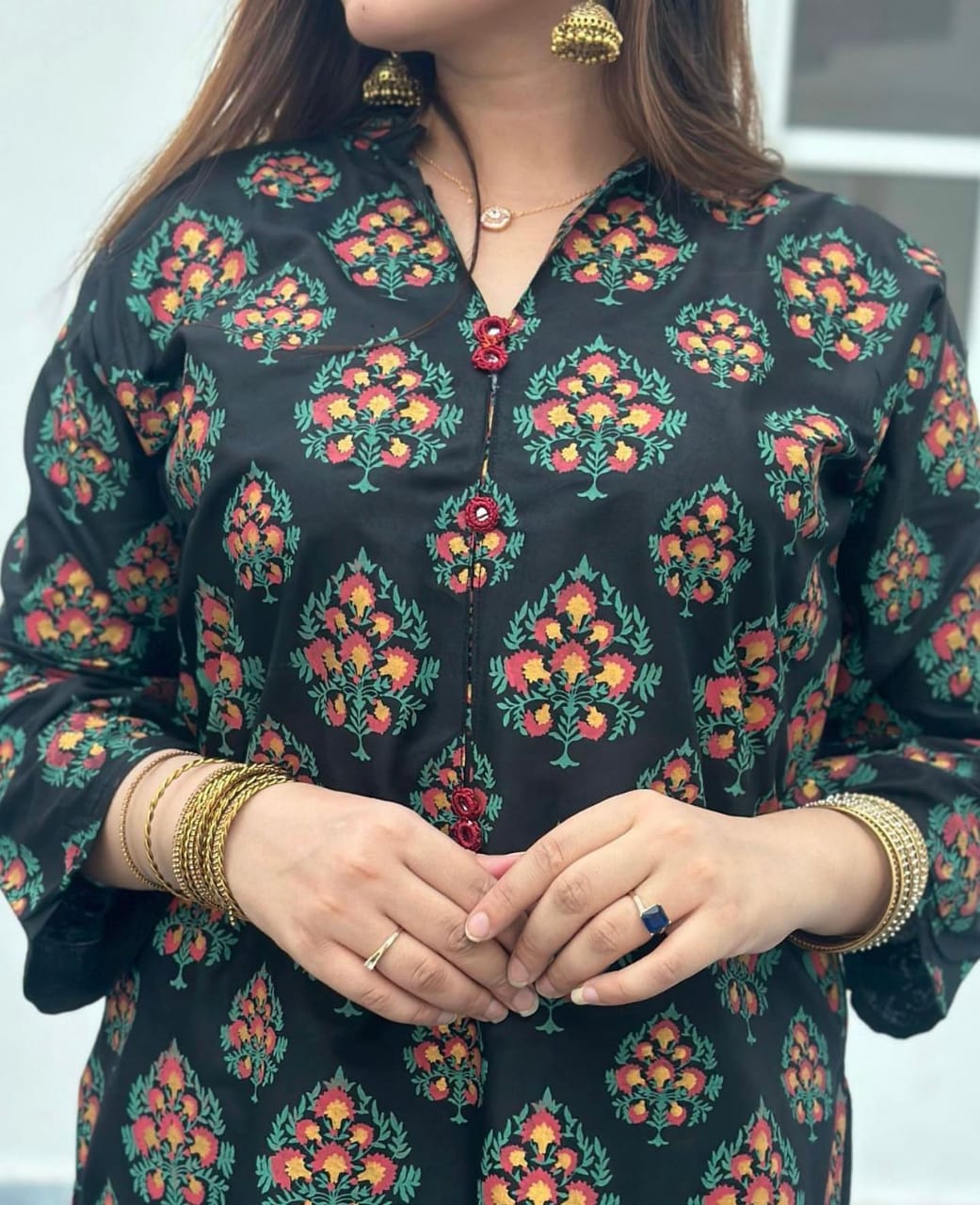 Spade Print-Black 2pc Dress