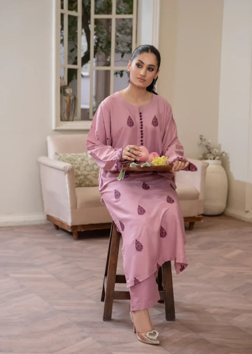 Arzoo 2pc Embroided Dress