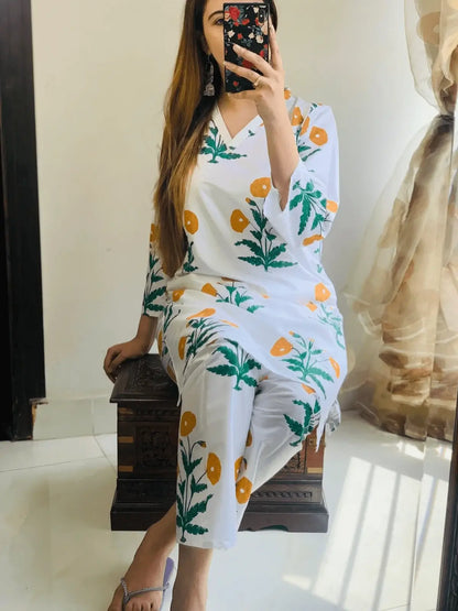 Elegant Sapphire Block - 2 Piece Stitched