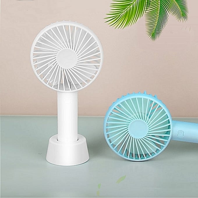 Rechargeable Mini Desk Fan for Kids – USB Portable Handheld Fan