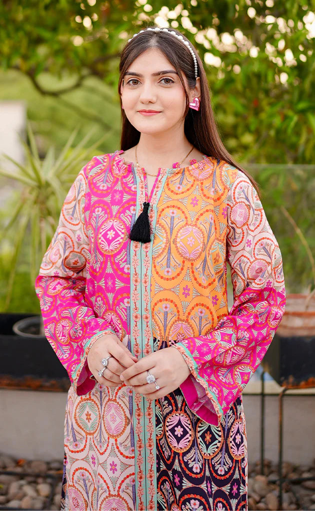 Aab-o-Tab Digital Printed 2pc Dress