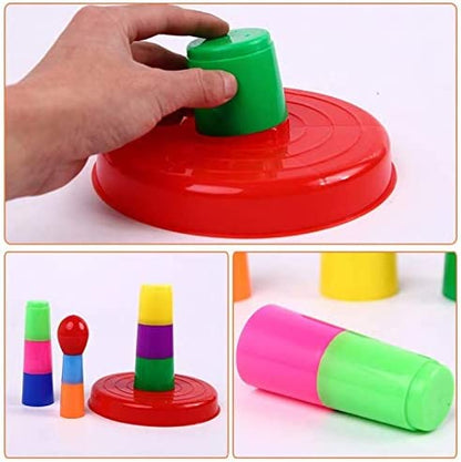 Ring Tower Toy for Kids, Colorful Stacking Rings for Early Learning