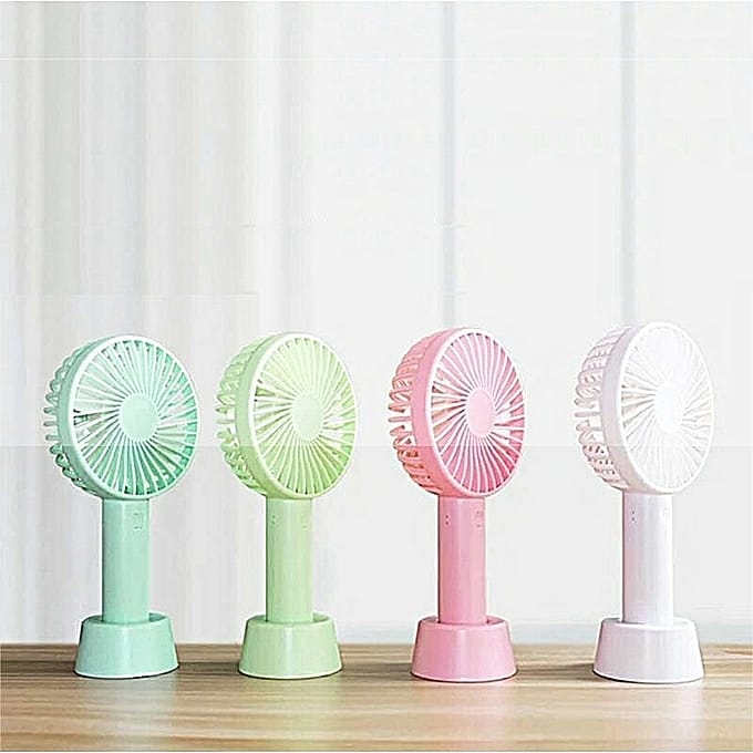 Rechargeable Mini Desk Fan for Kids – USB Portable Handheld Fan