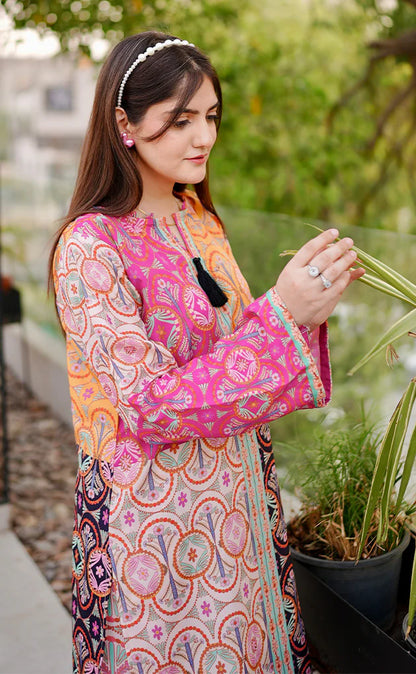 Aab-o-Tab Digital Printed 2pc Dress