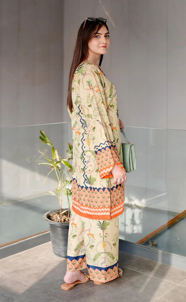 Sanober Digital print 2pc Dress