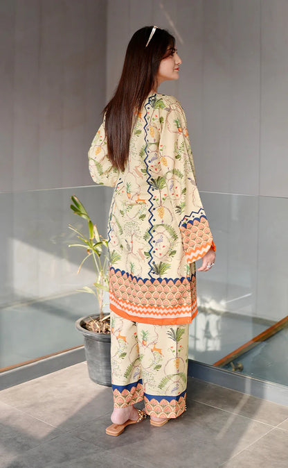 Sanober Digital print 2pc Dress