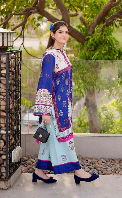 Riwayat-E-Khyaal Digital Printed 2pc Dress