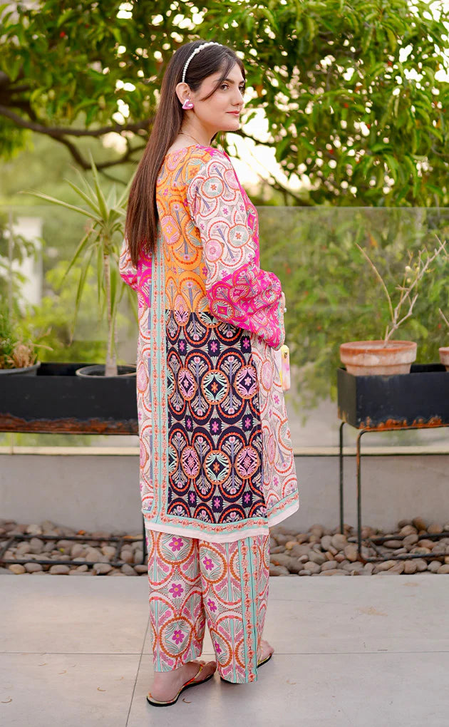 Aab-o-Tab Digital Printed 2pc Dress