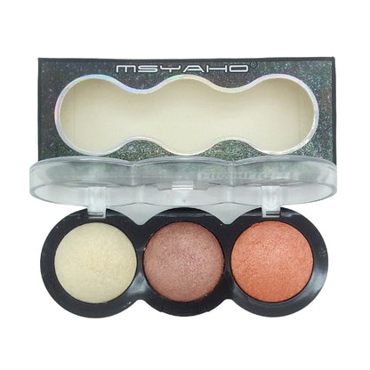 3 in 1 Highlighter Kit for Face, Professional Makeup, Best Highlighter Palette in Pakistan