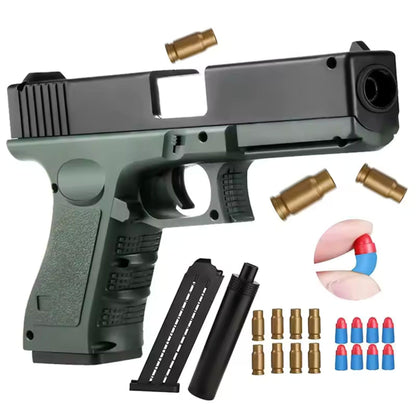 Soft Bullet Toy Gun with Shell Ejection – Foam Blaster Gun for Kids, Boys & Girls