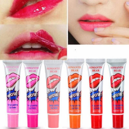 Long Lasting & Waterproof Peel Off Wow Lipstick – Pack of 6