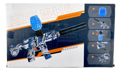 AK-47 Gel Blaster Electric Toy Gun - Rechargeable Automatic Machine Gun with 1000 Gel Balls