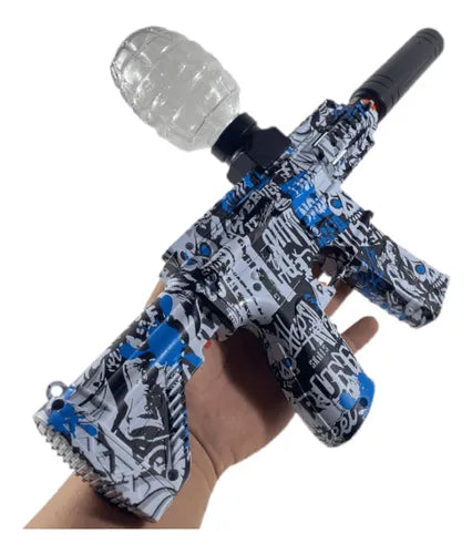 AK-47 Gel Blaster Electric Toy Gun - Rechargeable Automatic Machine Gun with 1000 Gel Balls