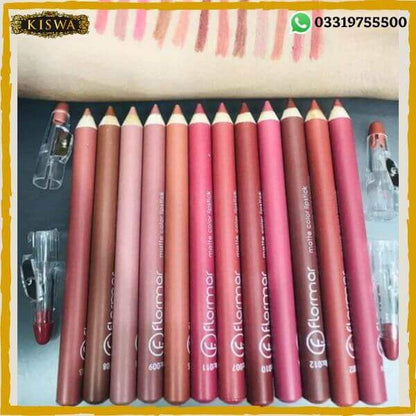 Makeup Nude Lipstick Pencils 12 pcs set