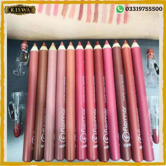 Makeup Nude Lipstick Pencils 12 pcs set