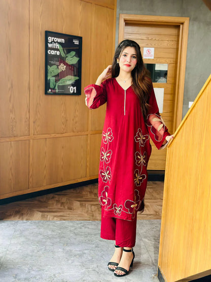 Butterfly Stylish 2pc Dress