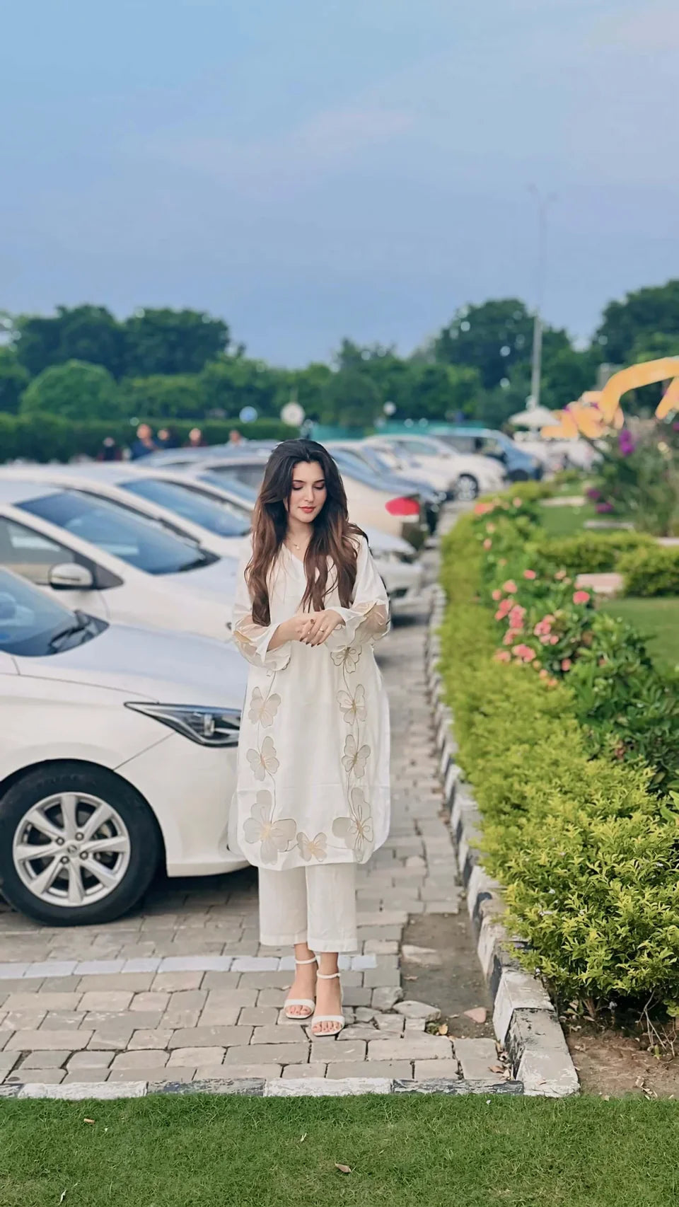 Butterfly Stylish 2pc Dress