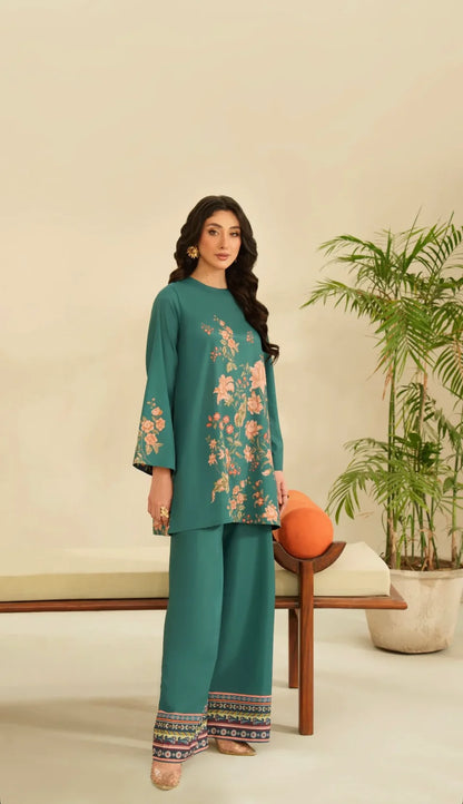 Gulfaam Digital Printed 2pc Dress