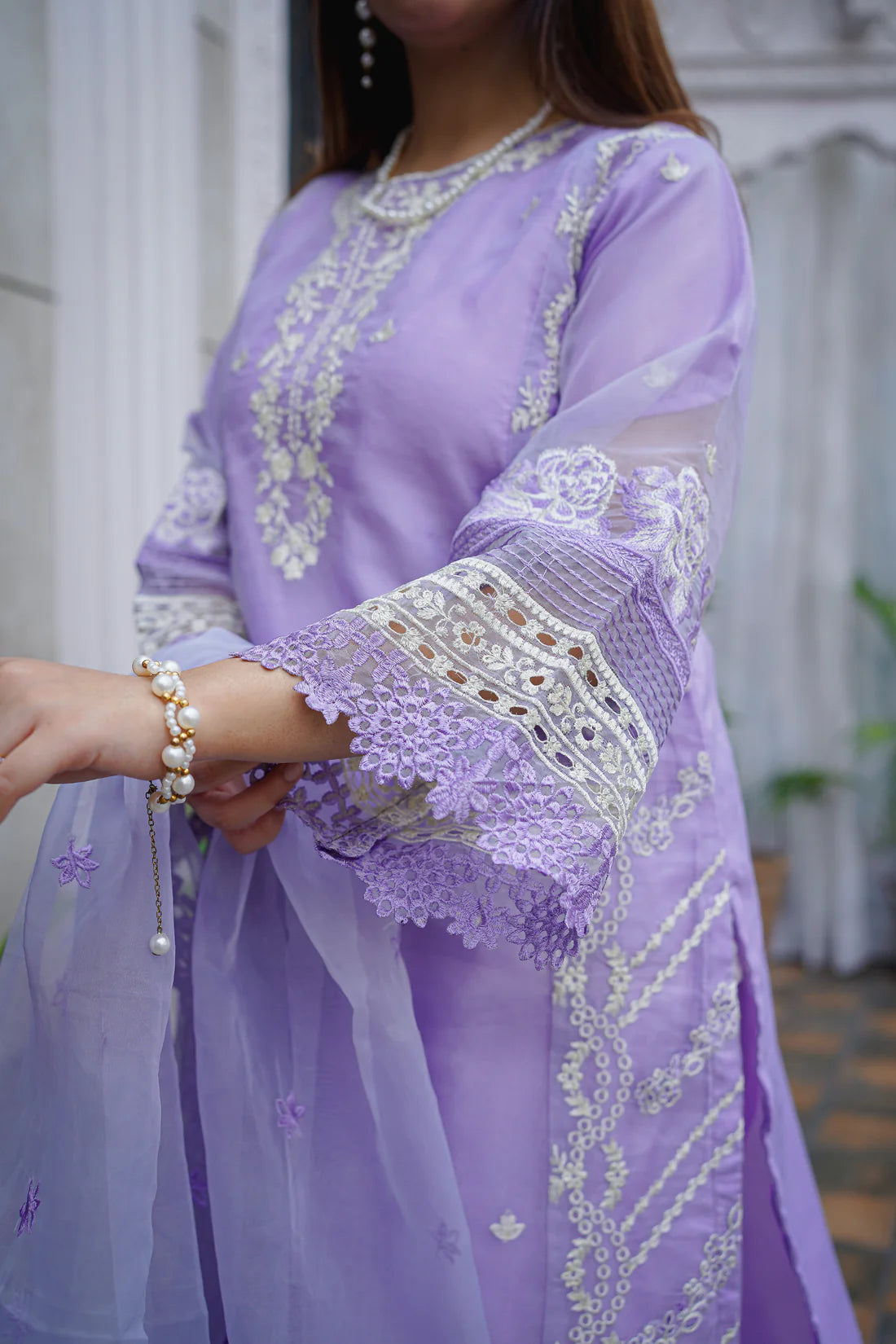 Hukam 3pc embroided dress