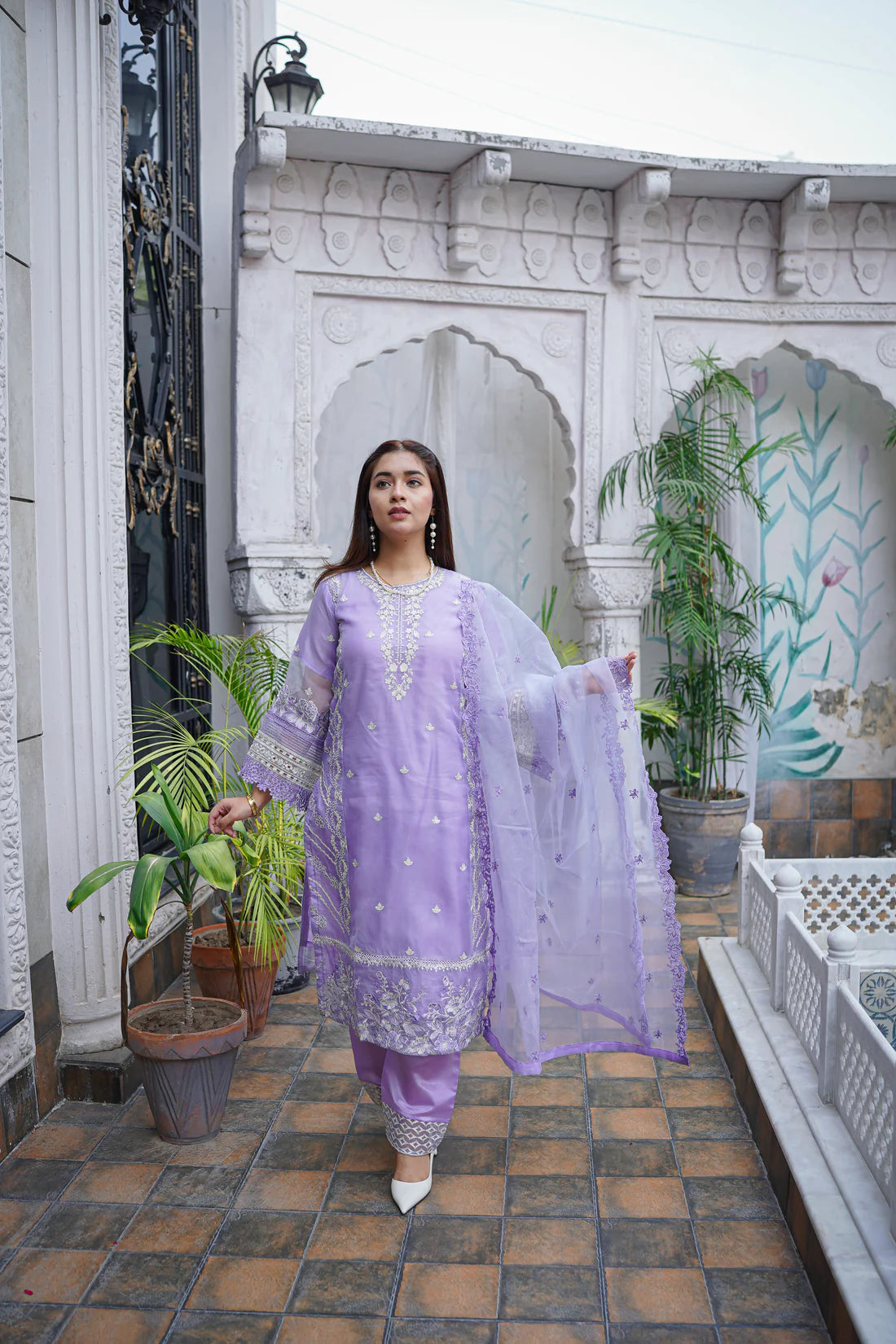 Hukam 3pc embroided dress