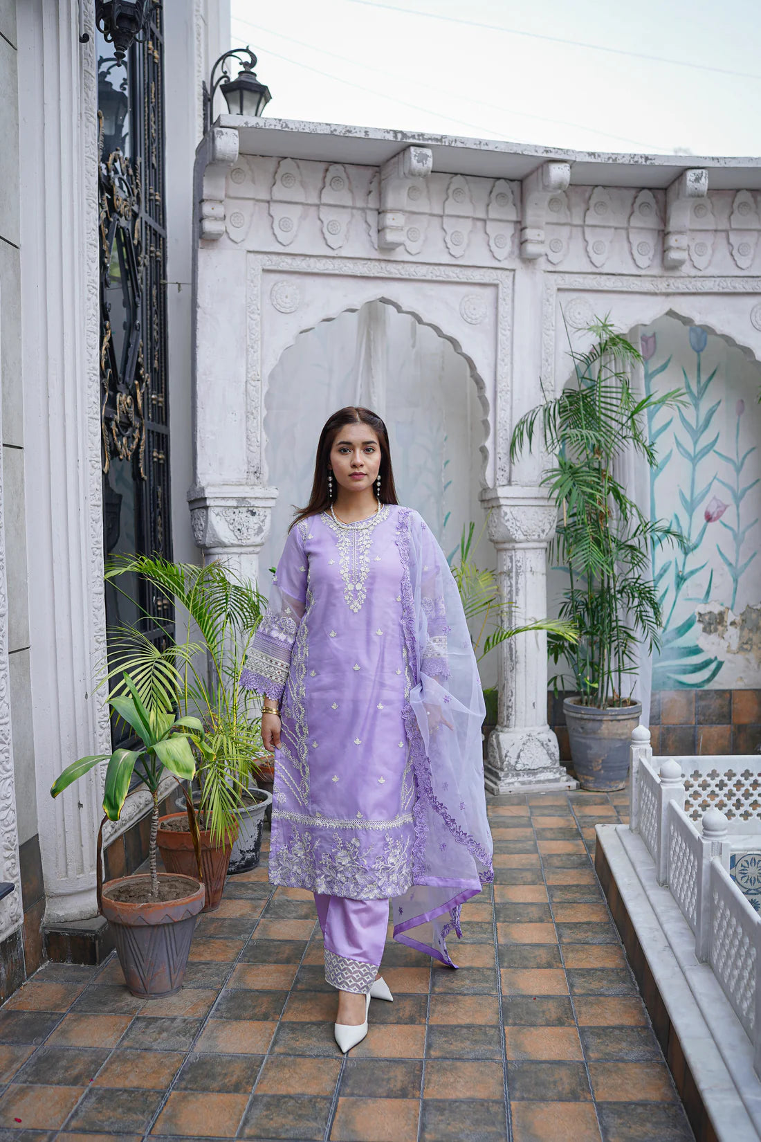 Hukam 3pc embroided dress
