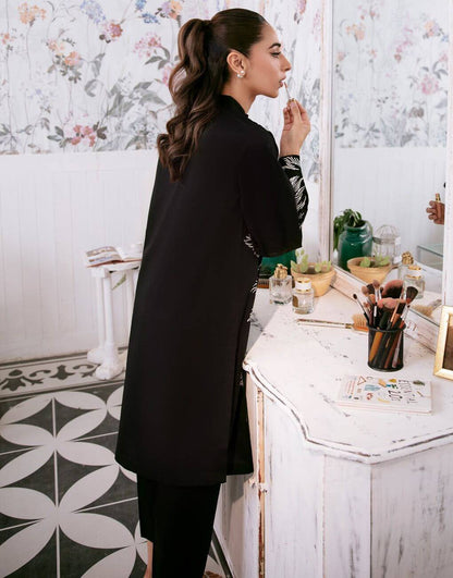 Flora Embroided - 2 Piece Stitched