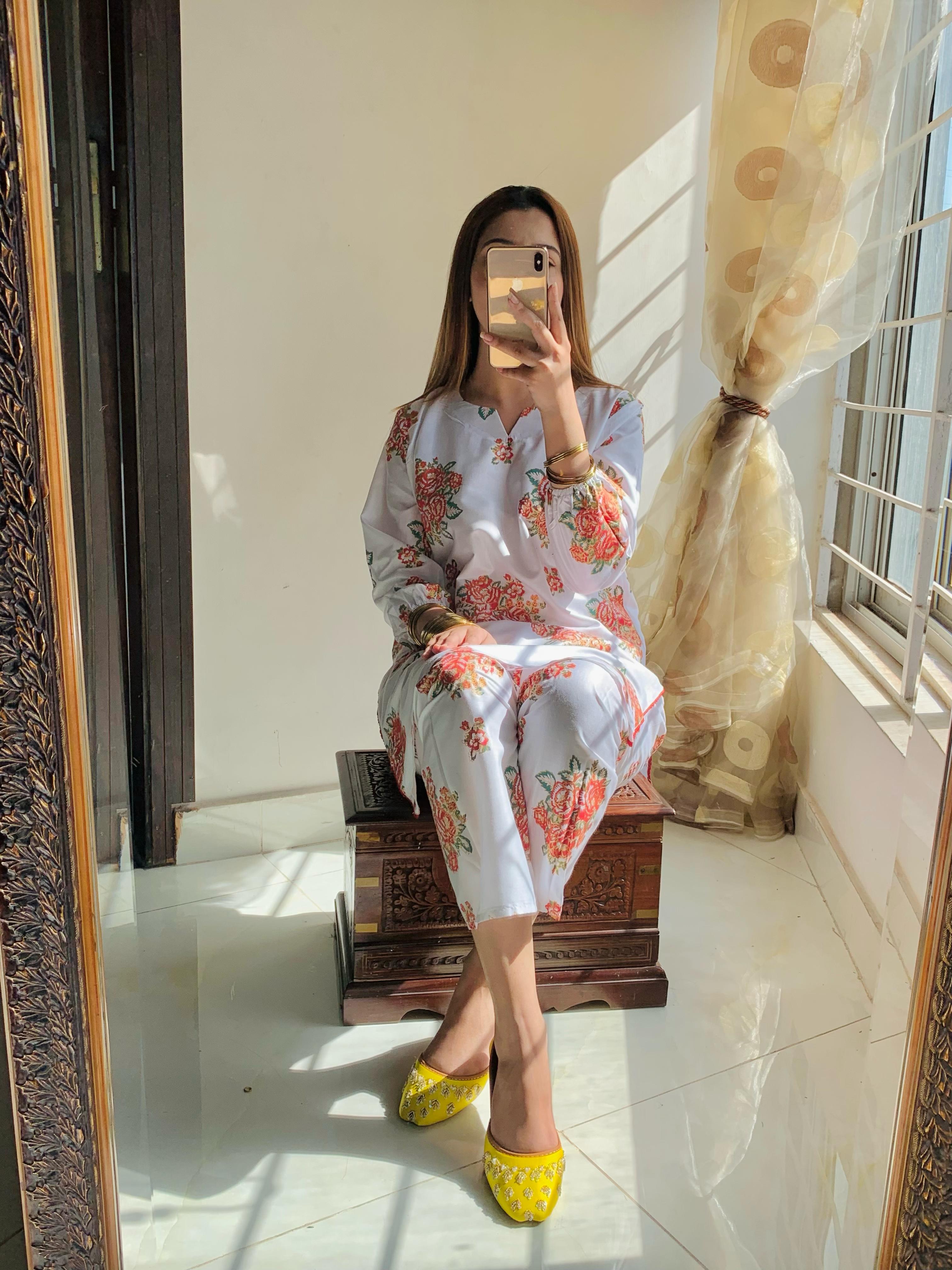 Printed Gulab - 2 Piece Stitched
