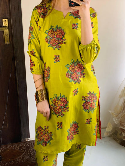 Printed Gulab - 2 Piece Stitched
