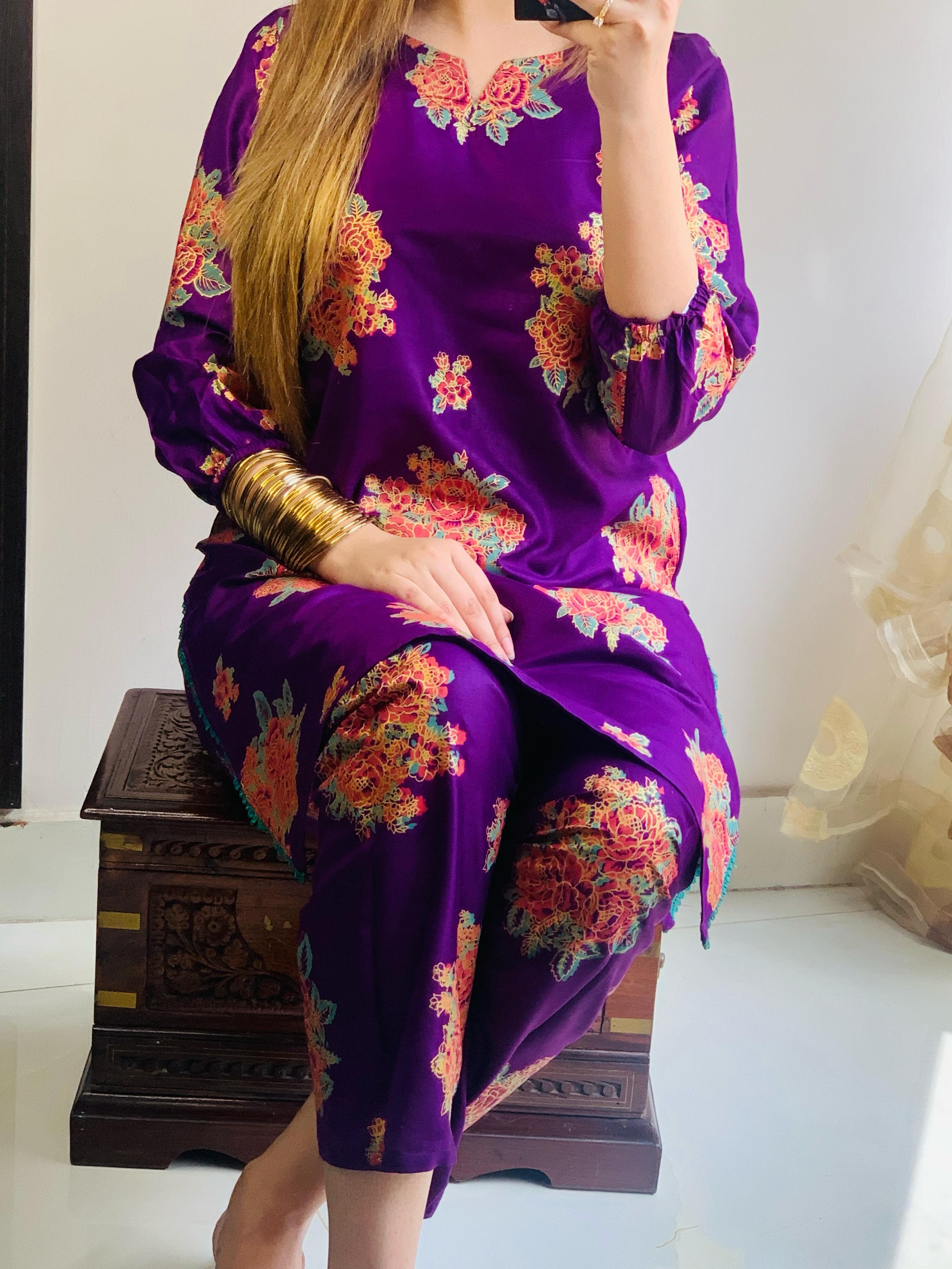 Printed Gulab - 2 Piece Stitched