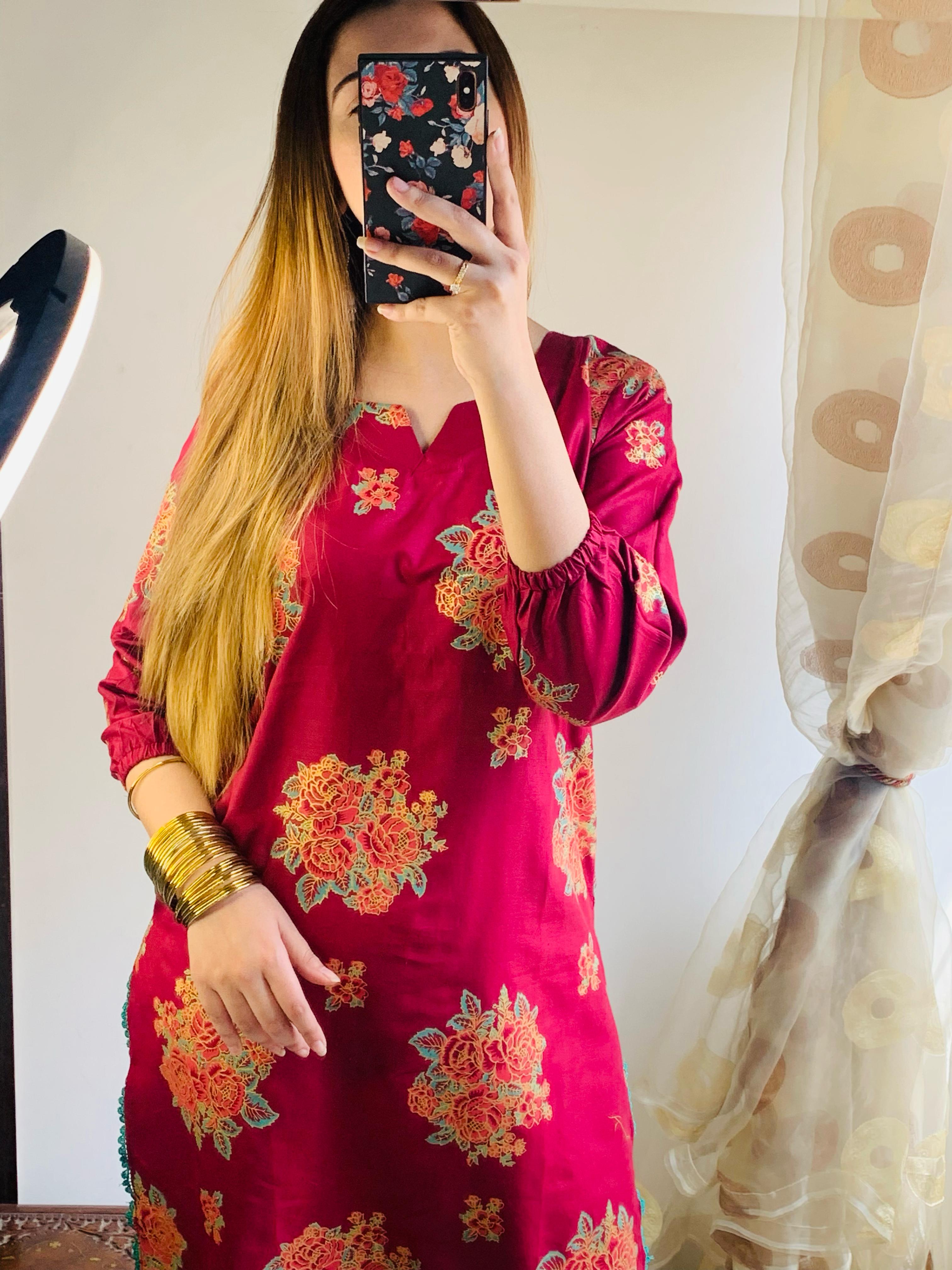 Printed Gulab - 2 Piece Stitched