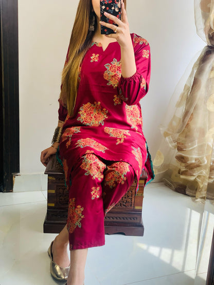 Printed Gulab - 2 Piece Stitched