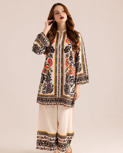 Wareesha Digital - 2 Piece Stitched