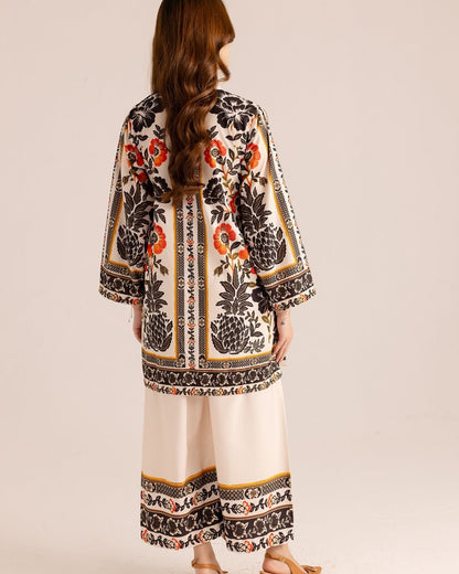 Wareesha Digital - 2 Piece Stitched