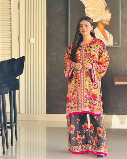 Fariha Printed - 2 Piece Stitched