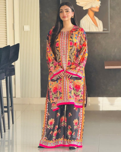 Fariha Printed - 2 Piece Stitched