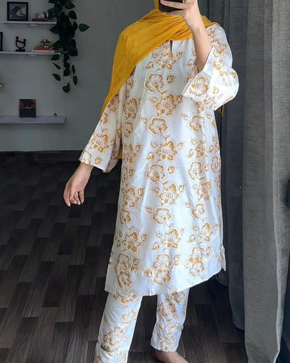 Rangoon Yellow 2pc Dress