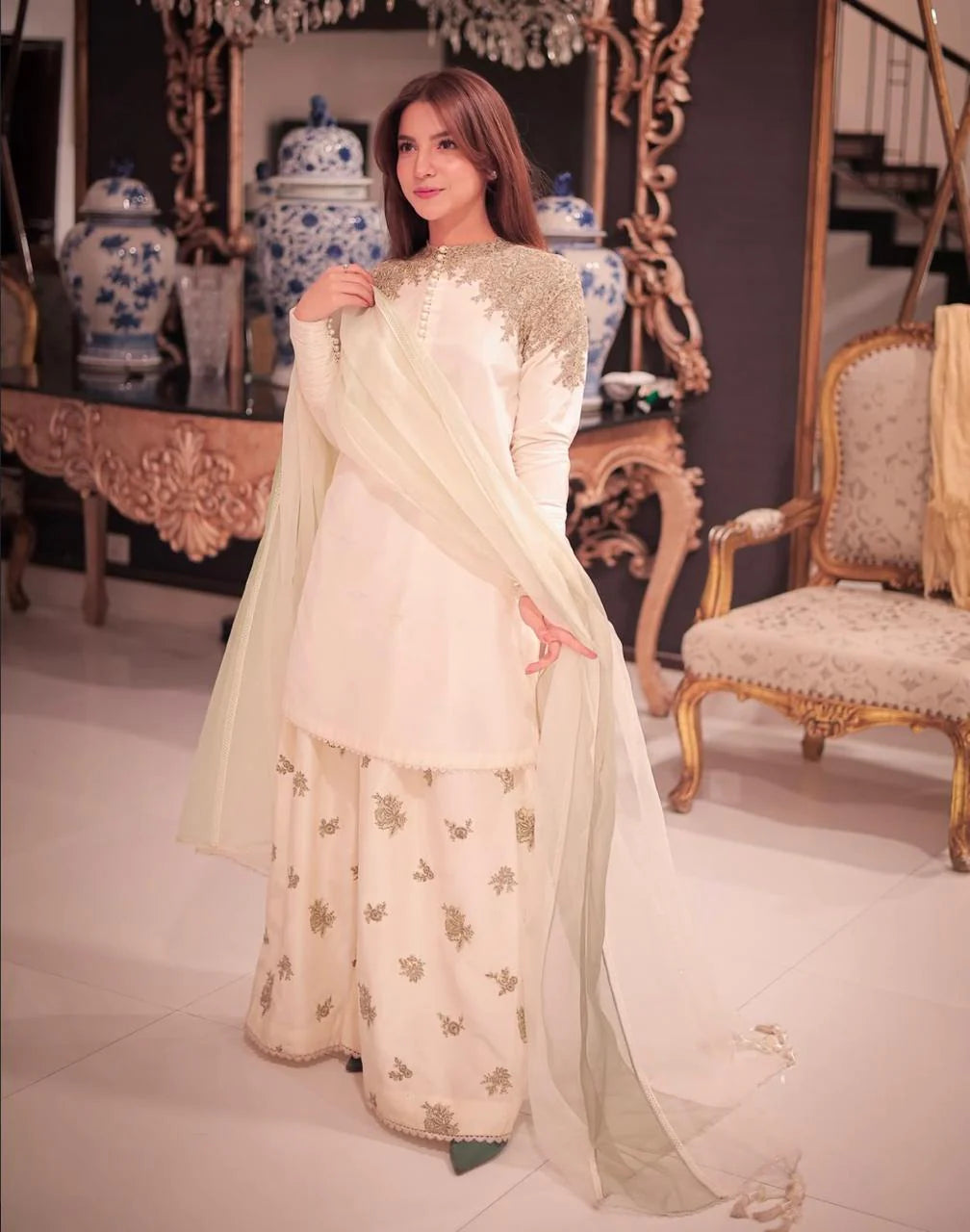 Heaven 3pc embroided dress