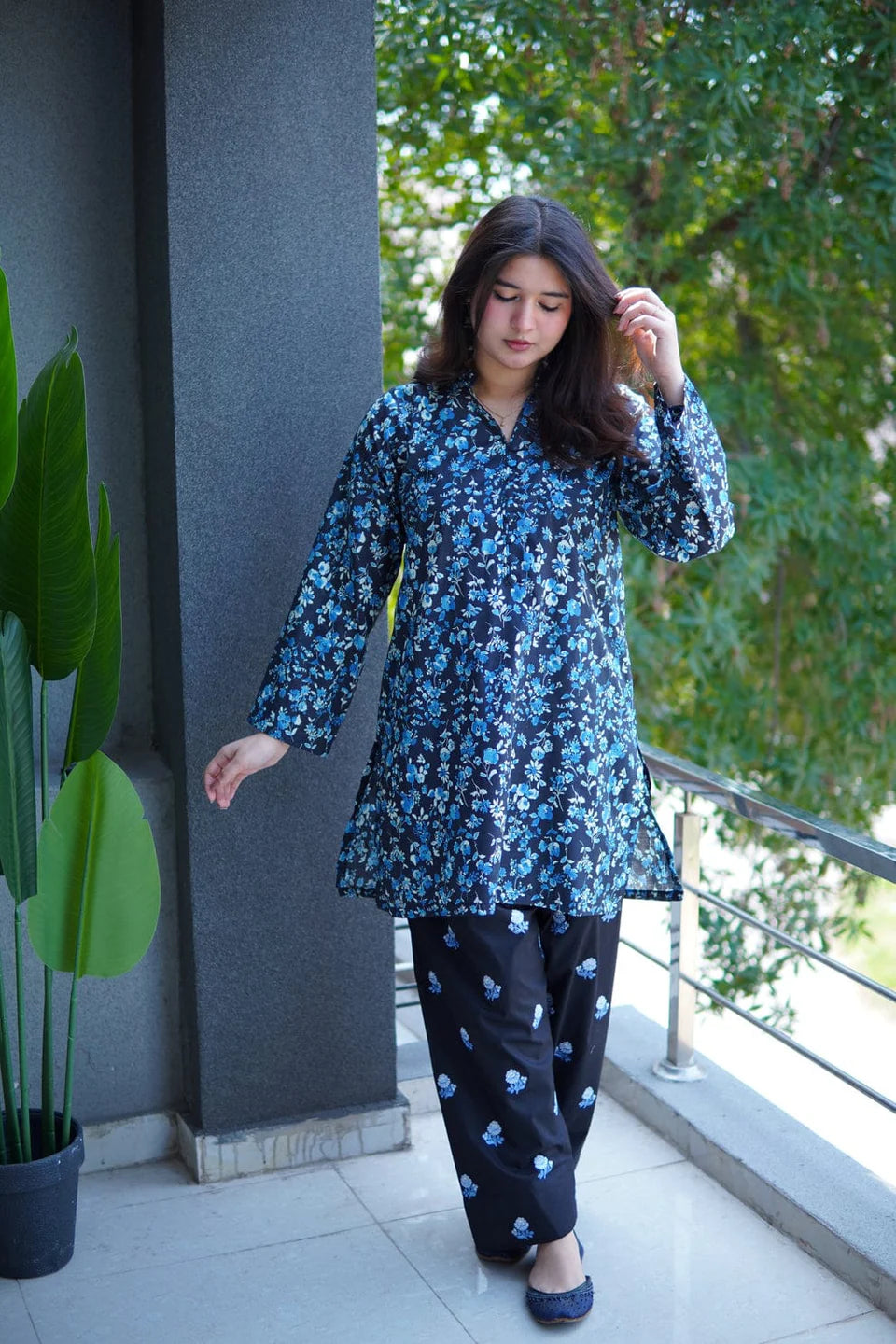 Farshi Digital Print 2Pc Dress