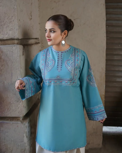 Zest 2pc embroidered suit by Rangekhyaal