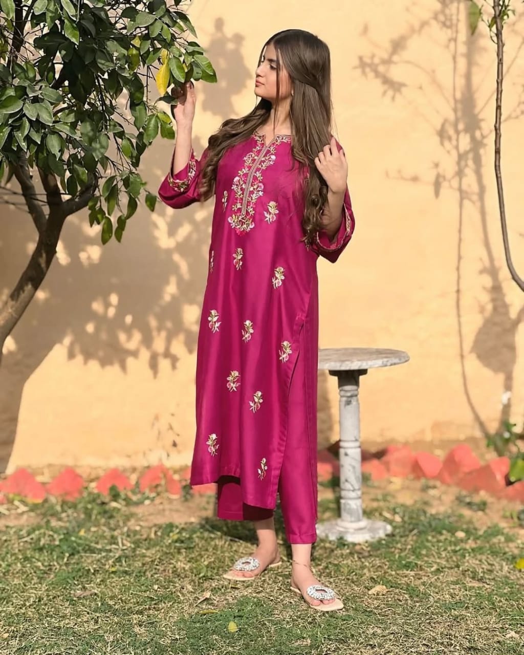 Amber Embroided 2pc Dress