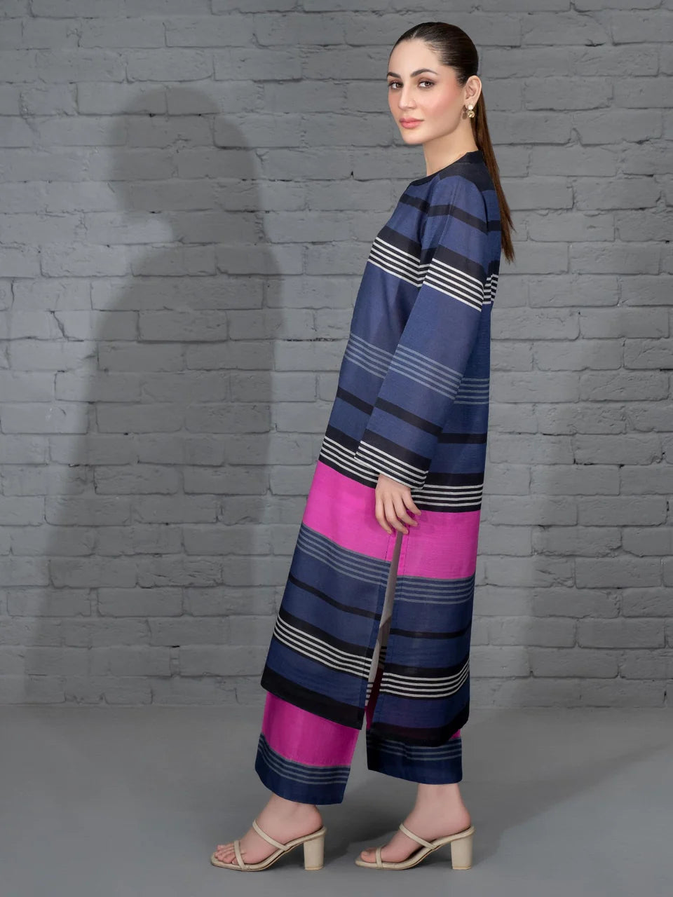 Lining 2pc  Digital Print Dress