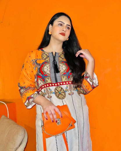 Melvin 2pc Digital Print Dress