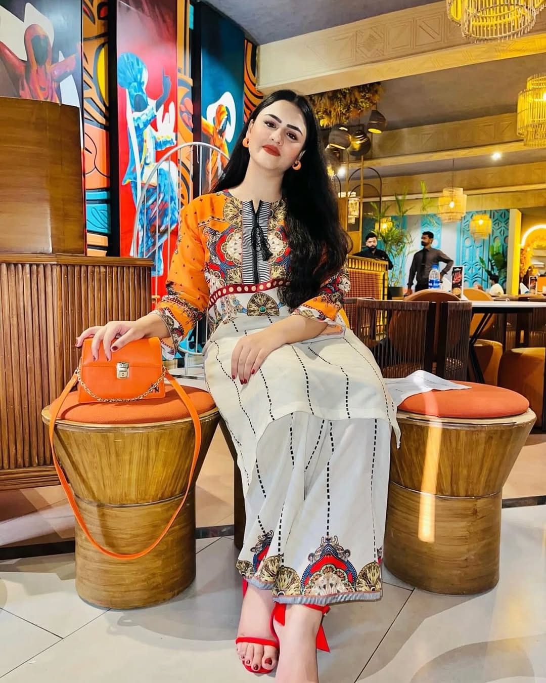 Melvin 2pc Digital Print Dress