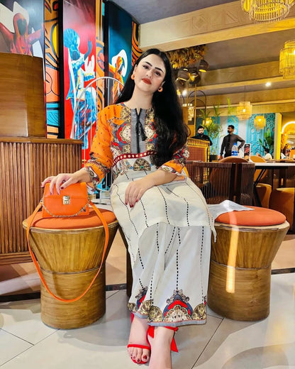 Melvin 2pc Digital Print Dress