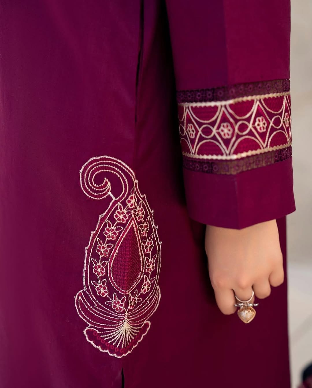 Calico 3pc Embroided Dress