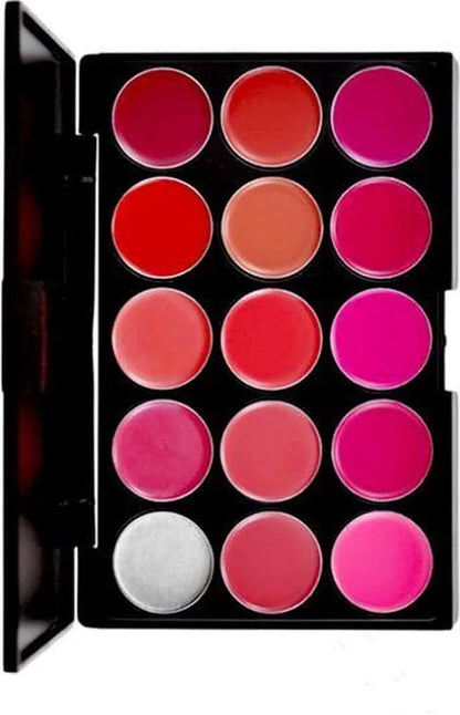 15 Color Matte Lipstick Palette, lipstcks, lip liners, lip linar