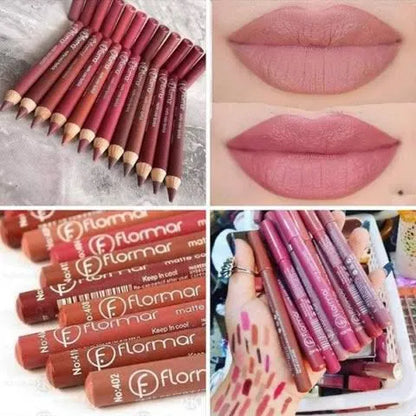 Makeup Nude Lipstick Pencils 12 pcs set